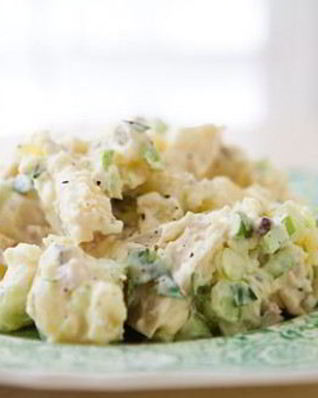 Салат картофельный под соусом по-татарски