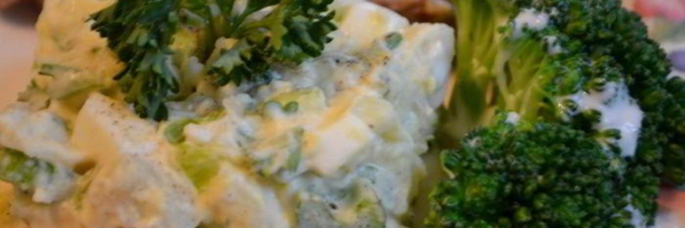 Салат картофельный с релиш-соусом