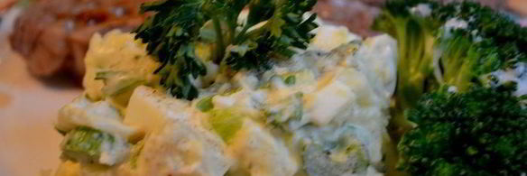 салат картофельный с релиш-соусом