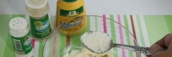 салат картофельный с яйцом