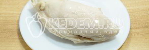 салат с картофелем фри новогодние мотивы