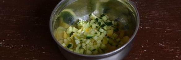 салат с картофелем и морской капустой