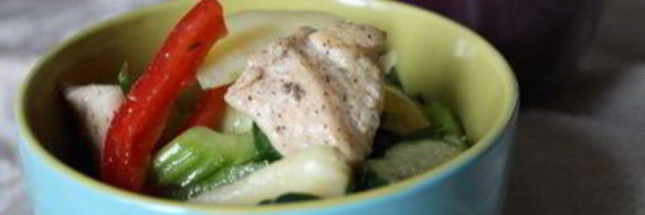 салат с молодым картофелем и курицей