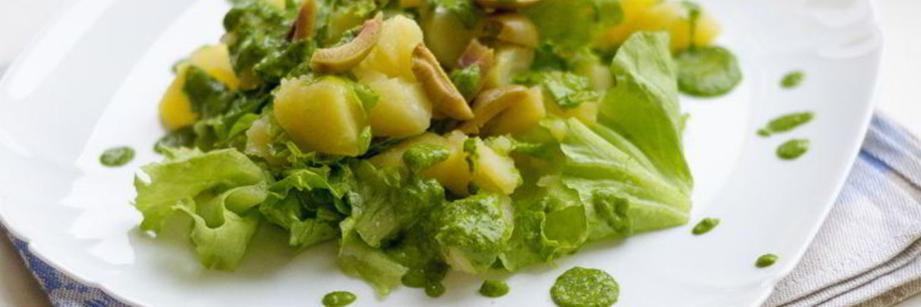 Теплый картофельный салат