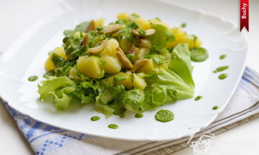 Рецепт теплого картофельного салата