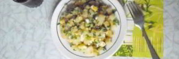 зимний картофельный салат