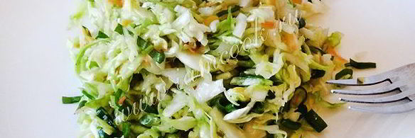легкий капустный салат к шашлыку