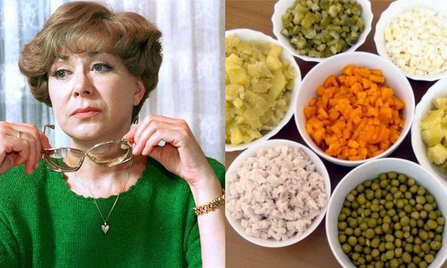 Рецепт салата оливье