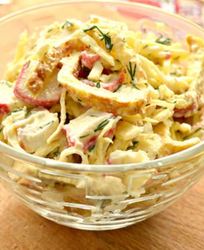 Салат с крабовыми палочками