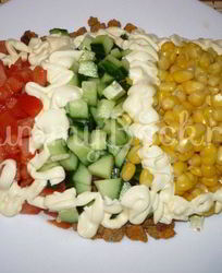 Салаты с кукурузой