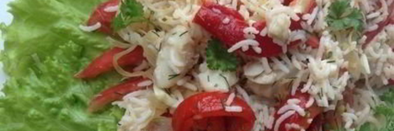 Рыбный салат из сайры