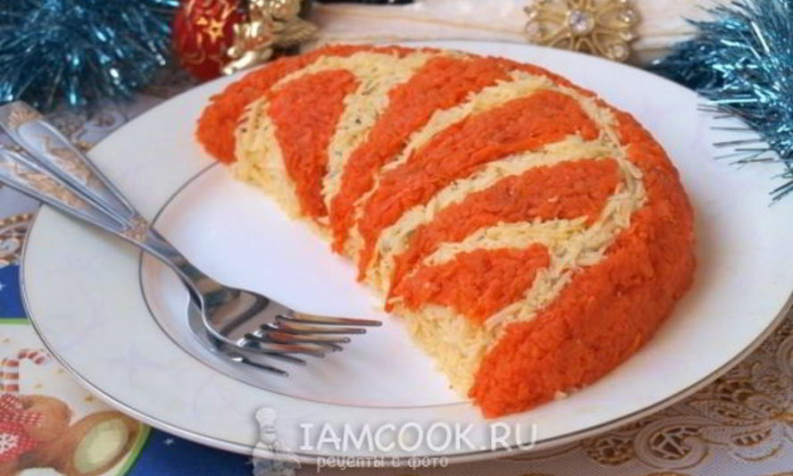 Рецепт салата апельсиновая долька