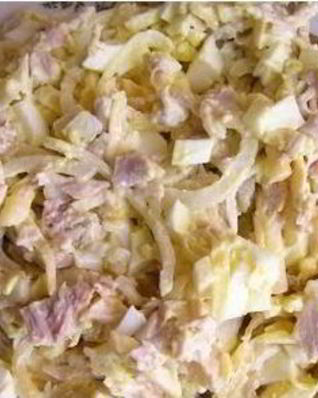 Салат Блондиночка