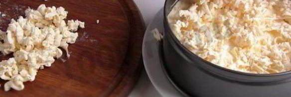 салат из крабовых палочек крабовая слойка