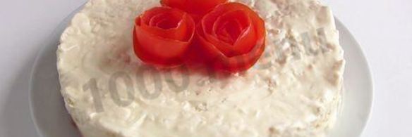 салат из крабовых палочек крабовая слойка