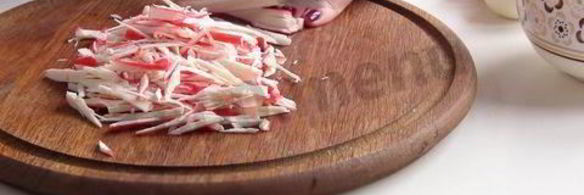 салат из крабовых палочек крабовая слойка