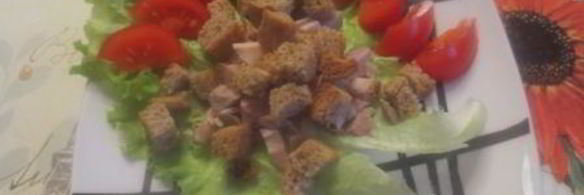 салат из курицы с маковой заправкой