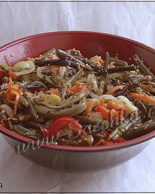 Салат из папоротника