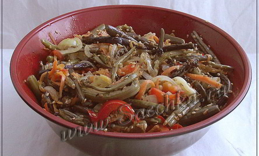 Рецепт салата из папоротника