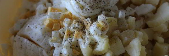 салат из зимних овощей с яйцом и фасолью