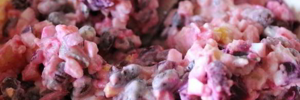 салат из зимних овощей с яйцом и фасолью