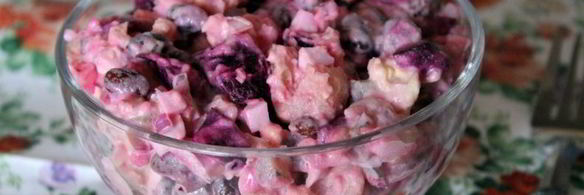 салат из зимних овощей с яйцом и фасолью