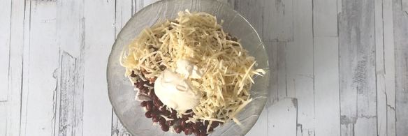 салат курица с фасолью и грибами