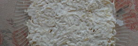 салат мимоза с горбушей