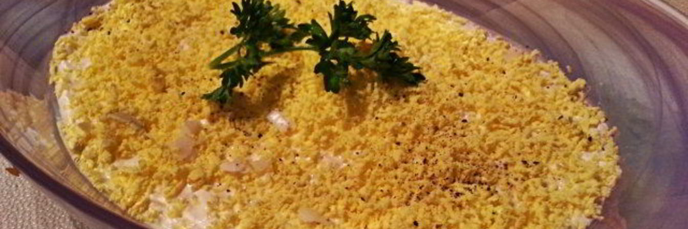 Салат Мимоза с тунцом