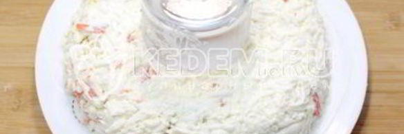 салат новогодняя экзотика