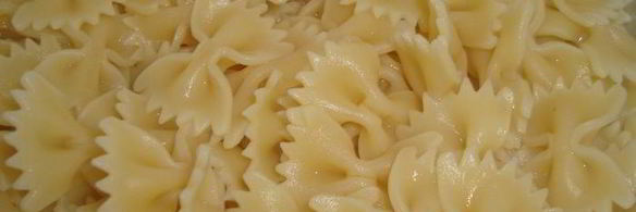 грибы в сливочном соусе под шубой из фарфалле