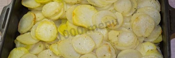 картошка под шубой в духовке