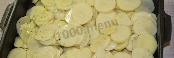 картошка под шубой в духовке