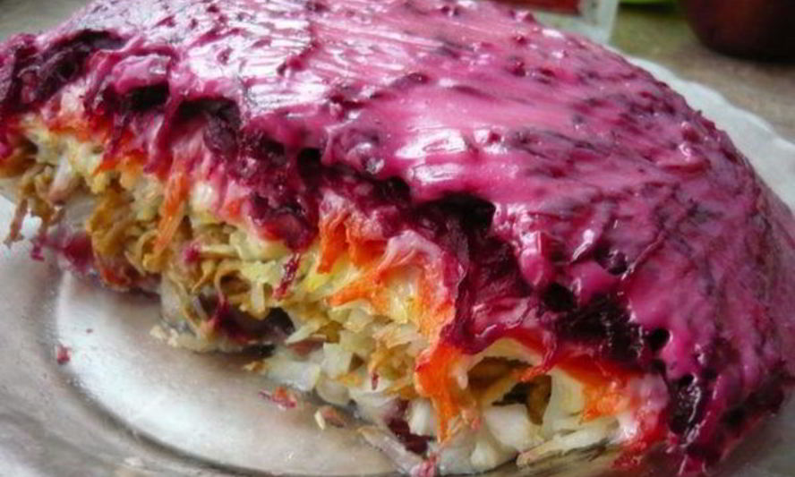 Рецепт классической сельди под шубой по-домашнему