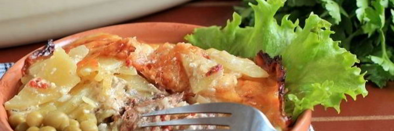 Мясо под шубой в духовке