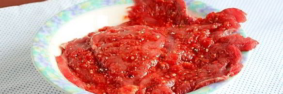 мясо под шубой в духовке