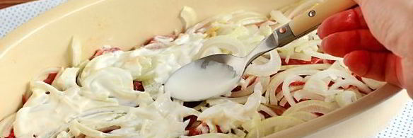 мясо под шубой в духовке