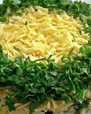 Салат Грибы под шубой