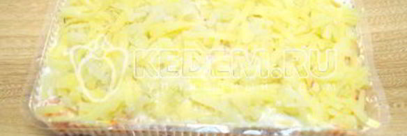 салат заливная селедка под шубой