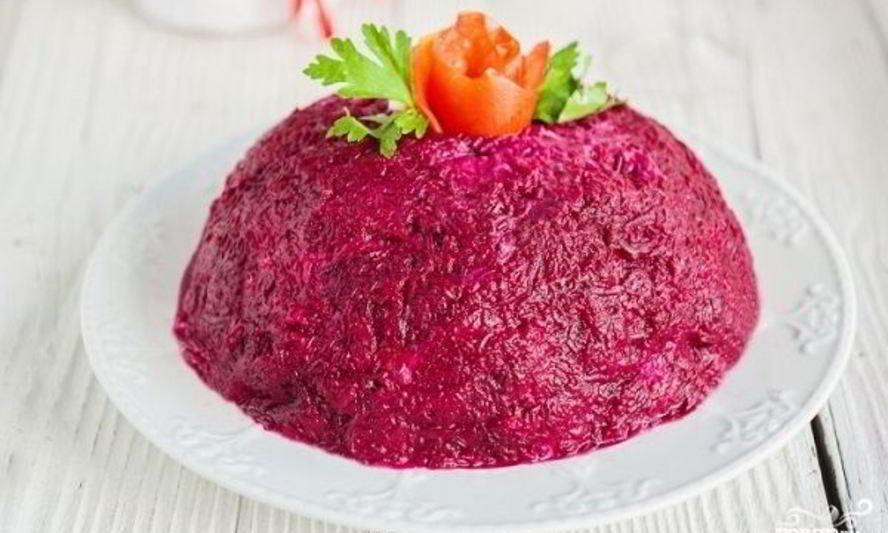 Рецепт селедки под шубой без картошки с яблоком