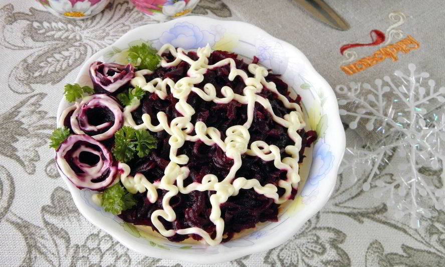 Рецепт селедки под шубой без моркови