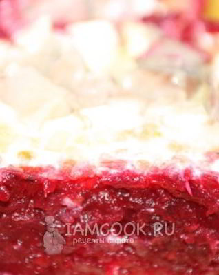 Селедка под шубой рулетом