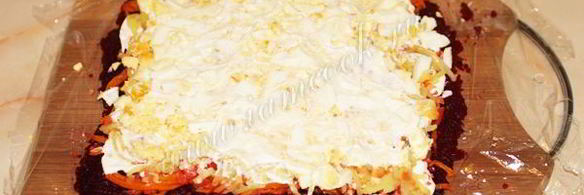 селедка под шубой рулетом