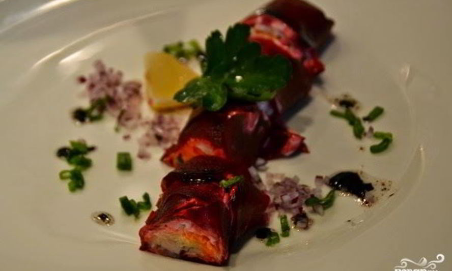 Рецепт селедки под шубой с горчичным соусом