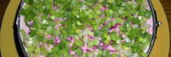 селедка под шубой с семгой