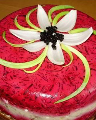 Селедка под шубой в желе