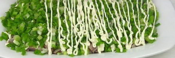 селедка под зеленой шубой с сыром и без свеклы