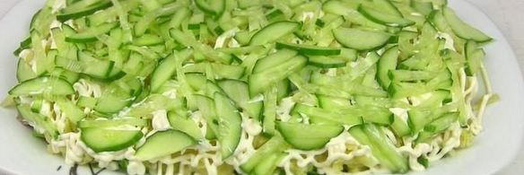 селедка под зеленой шубой с сыром и без свеклы