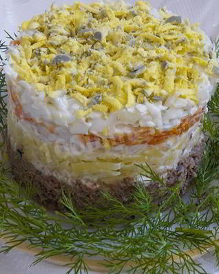 Шпроты под шубой