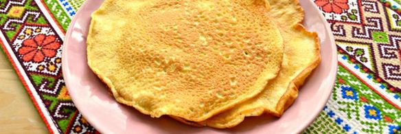 салат с крабовыми палочками и яичными блинчиками